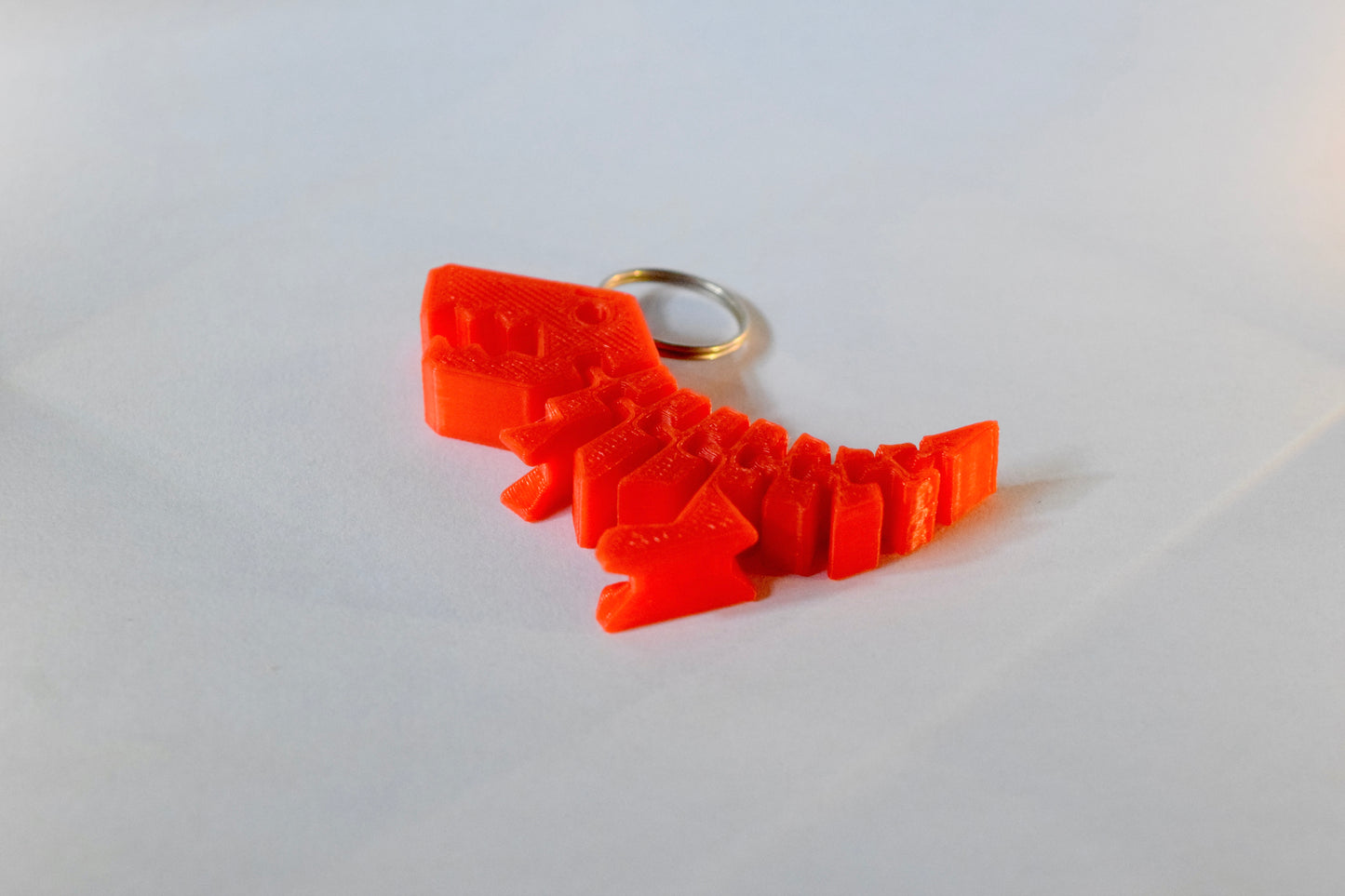 Flexible Dinosaur Keychain